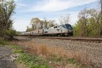 Amtrak train 42 passing milepost 116 at Cove PA with 92 in the lead